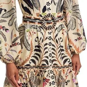 white christmas dresses Sand Nature Square Neck Mini Dress